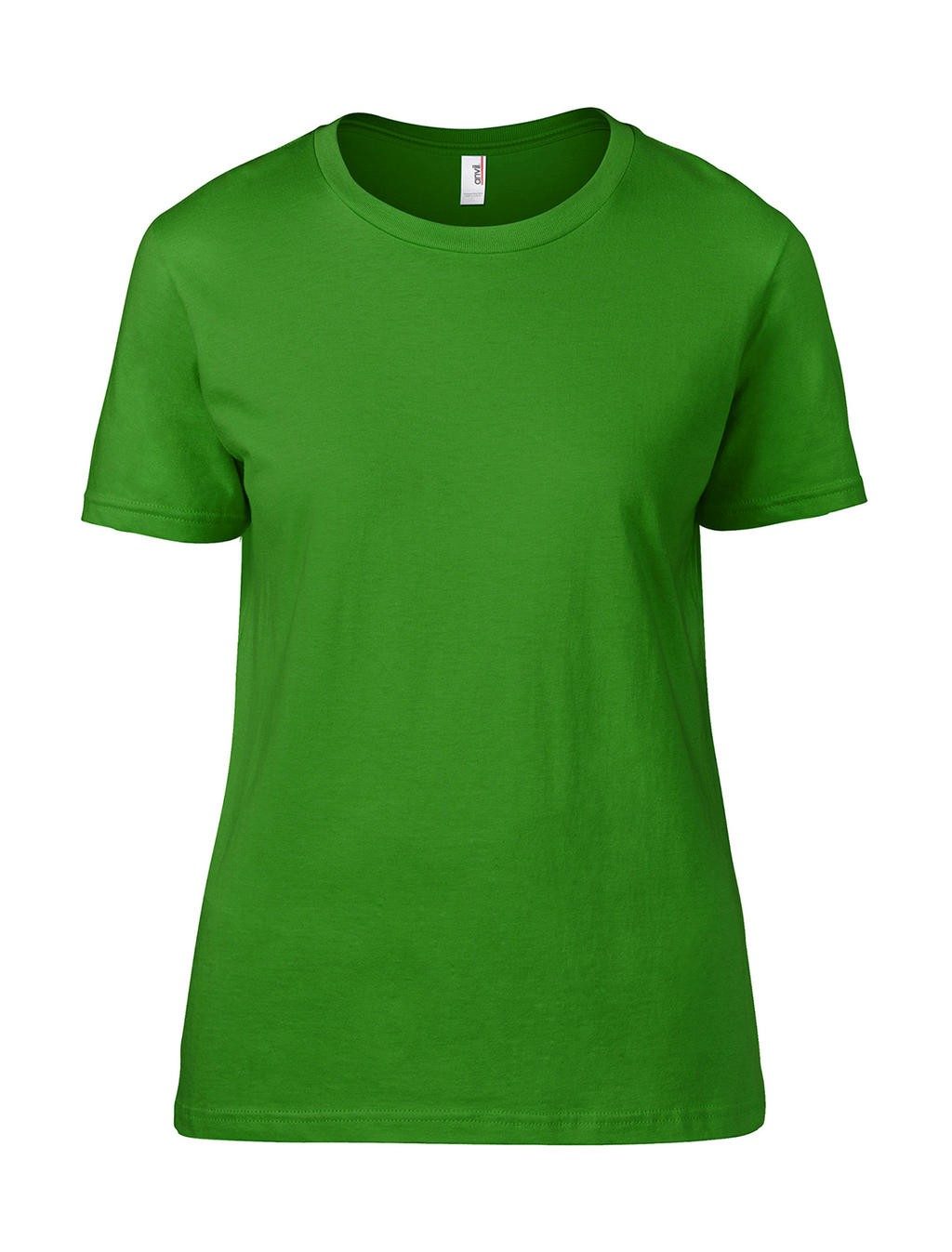 Tee-shirt personnalisé vert pomme face femme Fashion 100% coton ringpsun prérétréci 150 g/m² Heather Grey: 90% coton, 10% polye