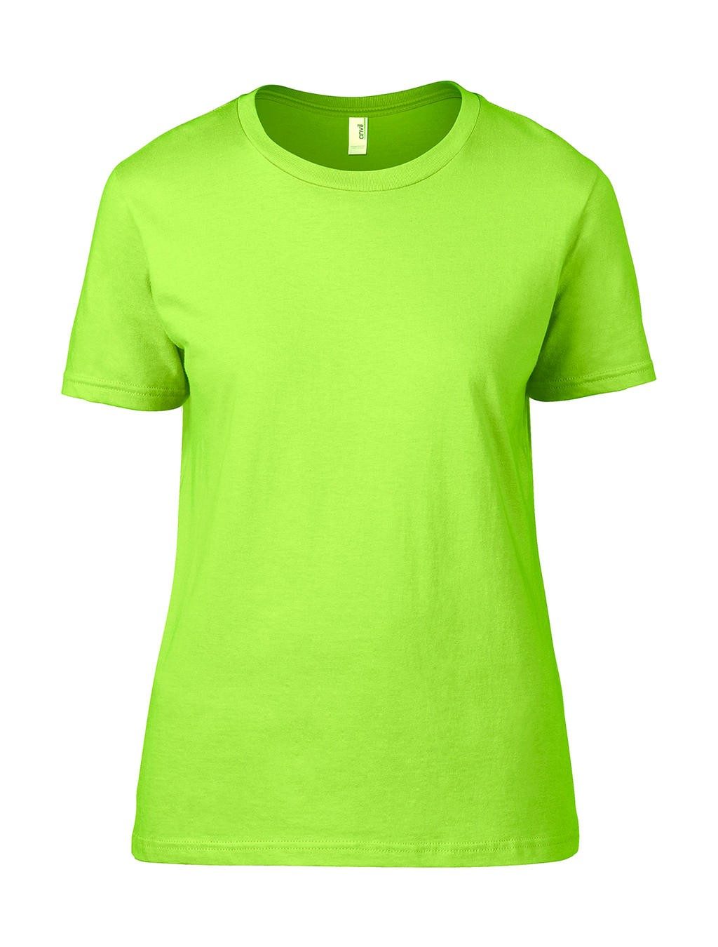 Tee-shirt publicitaire vert fluo face femme Fashion 100% coton ringpsun prérétréci 150 g/m² Heather Grey: 90% coton, 10% polyes