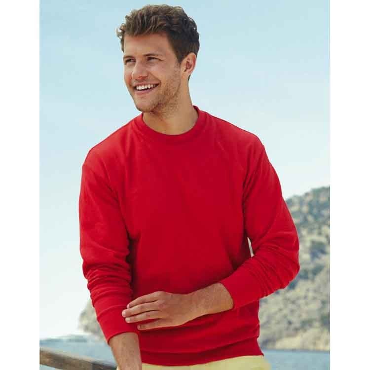 Sweat personnalisé léger manches set-in 240 g/m² 80% coton, 20% polyester fil Belcoro®