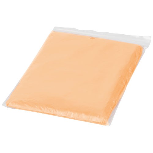 Poncho jetable sous pochette Ziva personnalisé Poncho avec capuche dans une pochette  qui se referme aisément