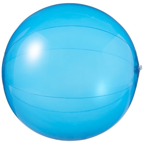 Personalisierter transparenter Strandball Ibiza Aufblasbarer Strandball, konform mit EN71. PVC.