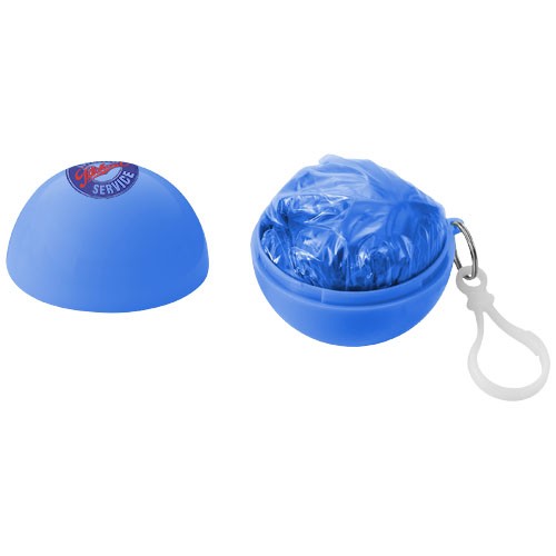 Poncho publicitaire de pluie Poncho taille unique à capuche (90x120 cm.)  pour les pluies inattendues.  Un conteneur idéalement