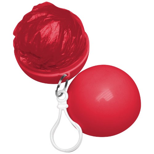 Poncho publicité de pluie Poncho taille unique à capuche (90x120 cm.)  pour les pluies inattendues.  Un conteneur idéalement com