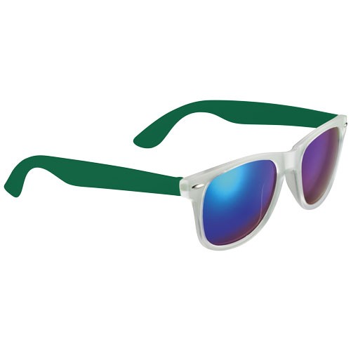 Lunettes publicitaires de soleil Sun Ray - Miroir Conformes à la norme EN ISO 12312-1 et UV 400.  Plastique PC.