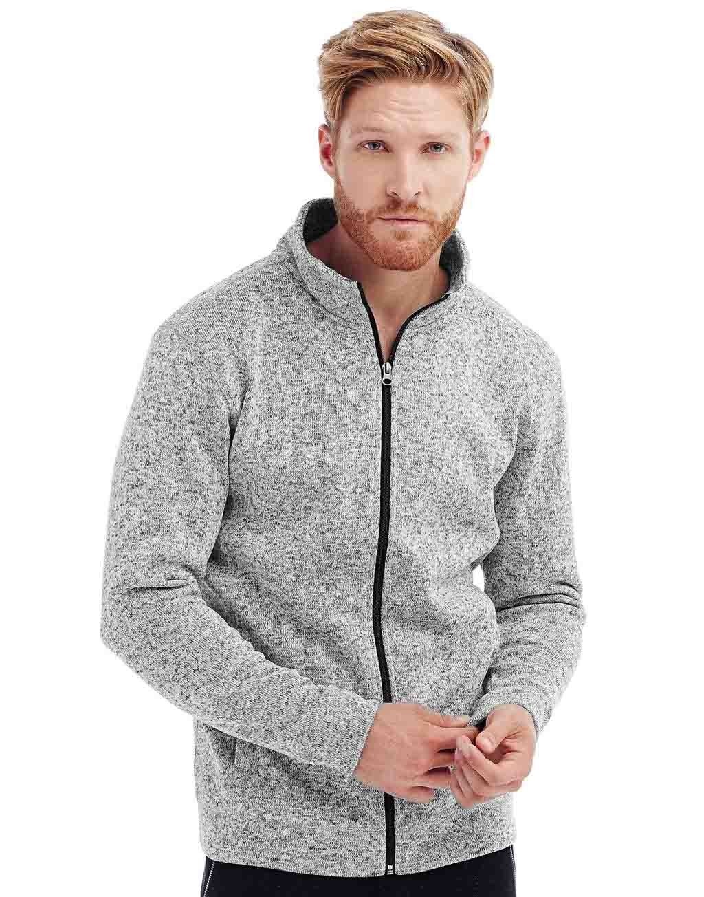 Ανδρικό τζάκετ Active Knit προσαρμόσιμο 270 g/m² 100% πολυεστέρας (πλεκτό fleece) πλεκτό