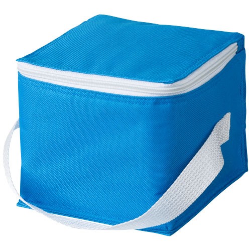 Sac publicitaire isotherme Tromso 4 canettes Avec compartiment principal zippé et poignée pour un transport aisé. Polyester 60