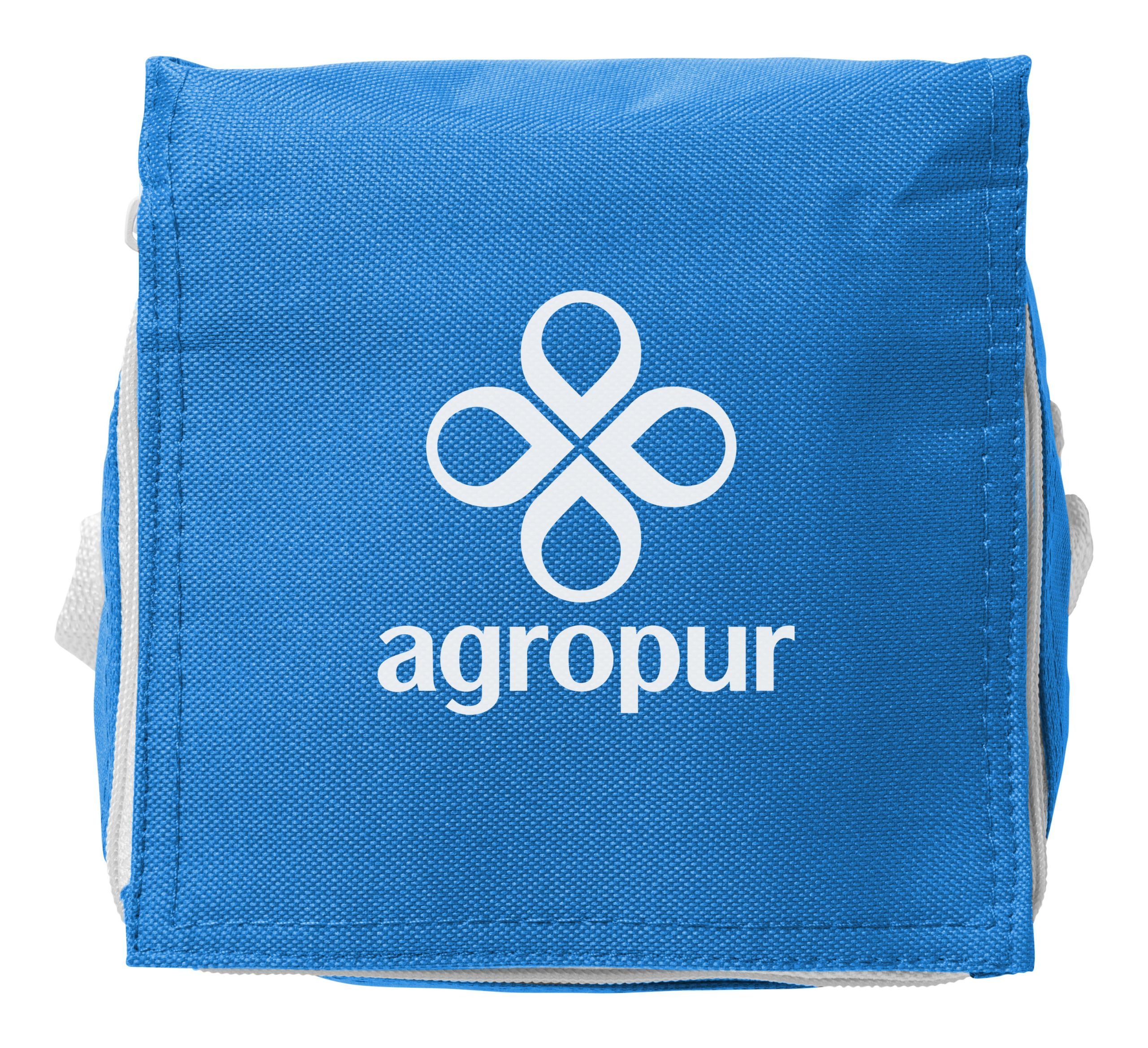 Sac personnalisé isotherme Tromso 4 canettes Avec compartiment principal zippé et poignée pour un transport aisé. Polyester 60