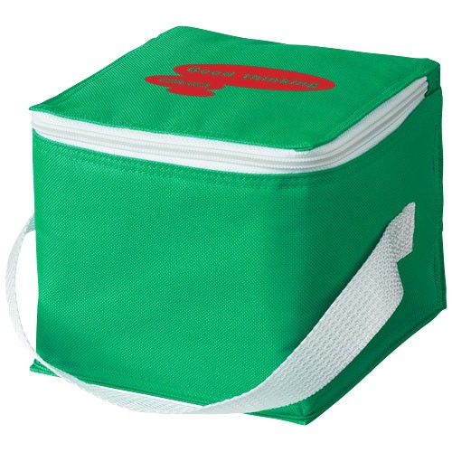 Sac publicitaire isotherme Tromso 4 canettes Avec compartiment principal zippé et poignée pour un transport aisé. Polyester 60