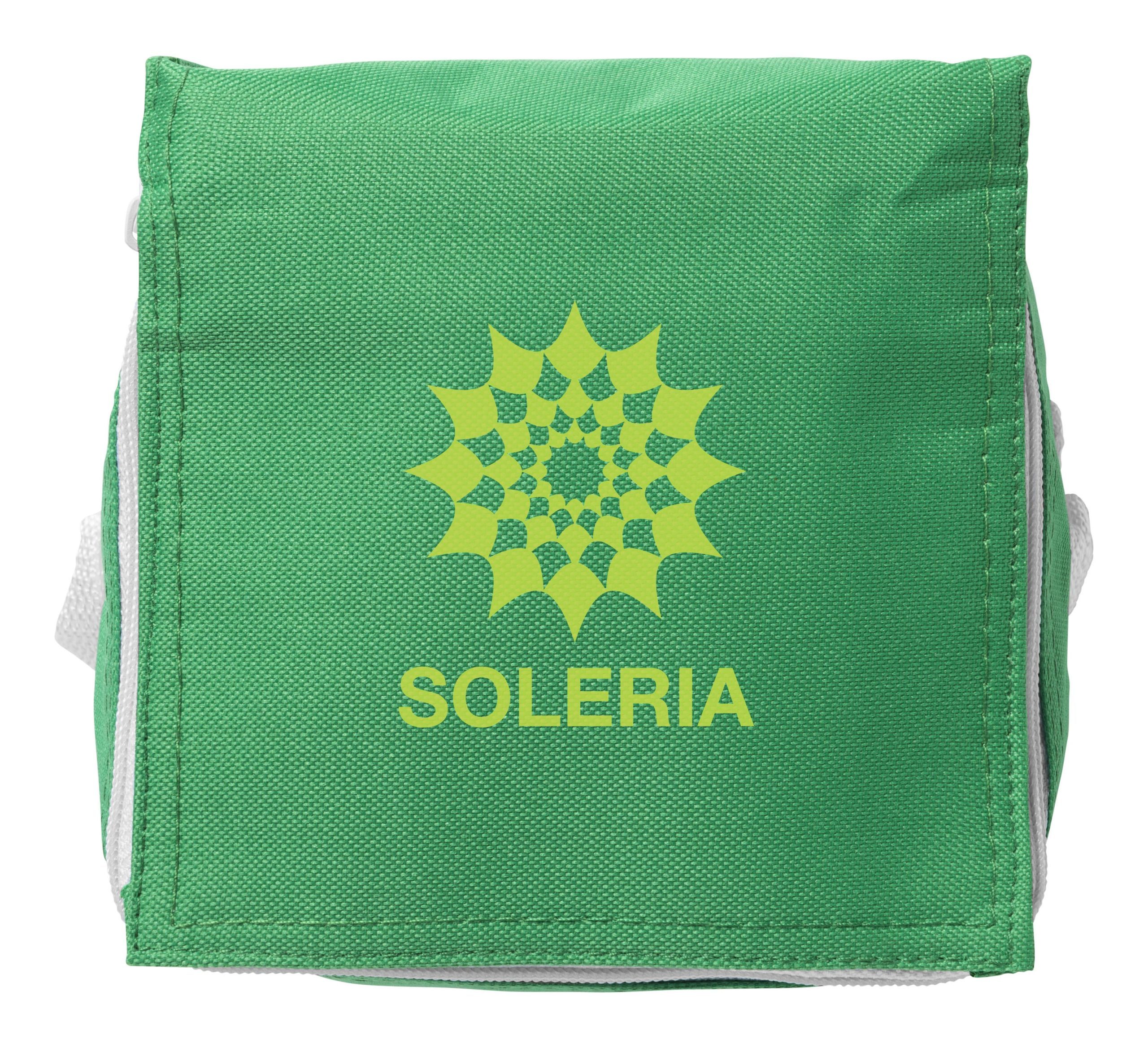 Sac personnalisable isotherme Tromso 4 canettes Avec compartiment principal zippé et poignée pour un transport aisé. Polyester