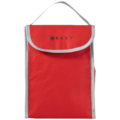Anpassbare isolierte Vlies-Lunchtasche von Lapua. Hauptfach mit Klettverschluss. Transparentes Identifikationsfenster