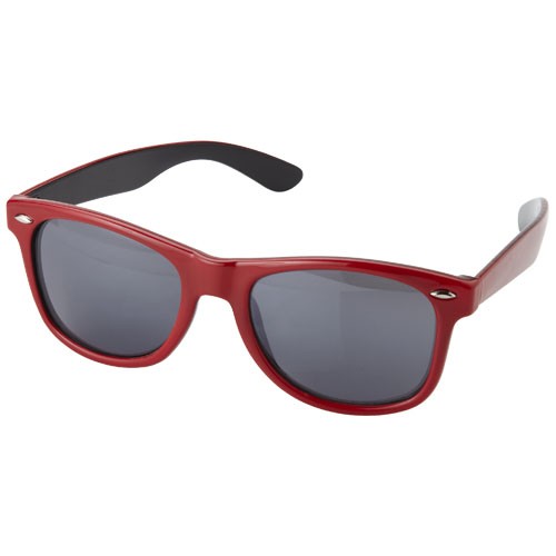 Lunettes personnalisées de soleil Crockett Lunettes de soleil rétro avec protection de catégorie 3  dans un étui souple en PU av