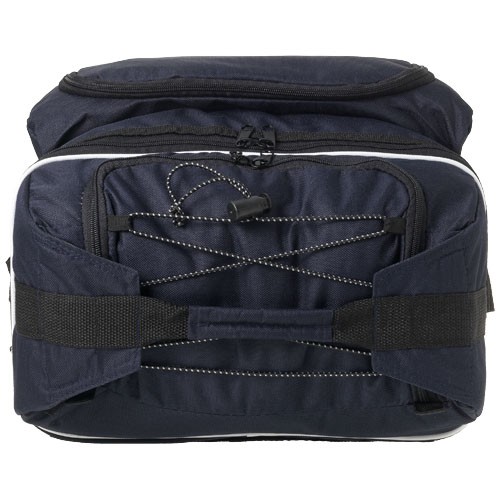 Isolierte Göteborg-Werbetasche mit Vordertasche und praktischem Verschluss oben zum Aufbewahren von Snacks.