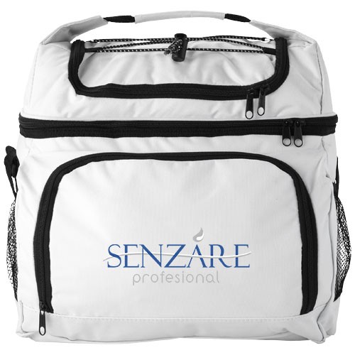 Anpassbare Göteborg-Isoliertasche mit Vorderseite und praktischer Tasche oben zur Aufbewahrung von Snacks.