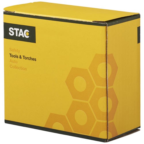 Ruban personnalisé à mesurer 5M avec clip de ceinture,  dragonne et fonction blocage, affiche les cm et les pouces.