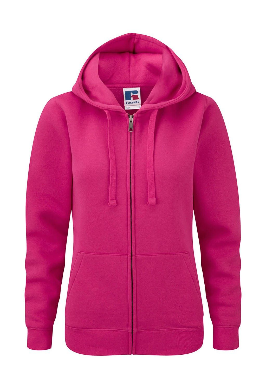 Sweat publicité femme à fermeture Authentic 280 g/m² 80% coton ringspun peigné, 20% polyester (tissu triple épaisseur)