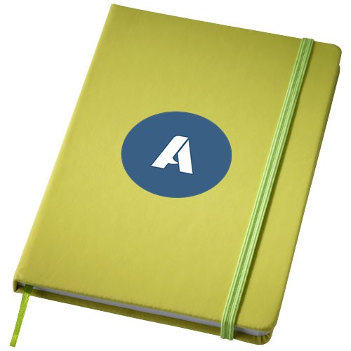 Carnet publicité de notes M Rainbow Avec 60 feuilles de papier (60g) à lignes.  Carton recouvert de PVC.