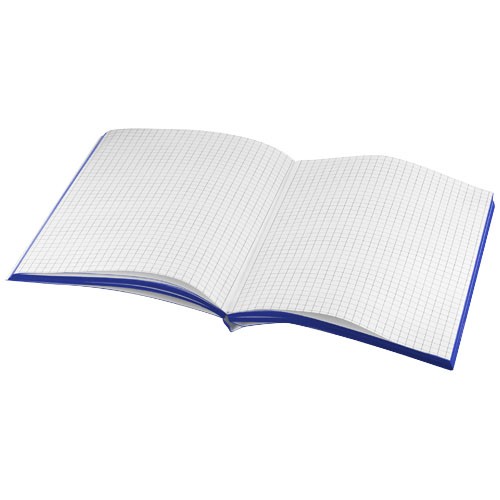 Carnet personnalisé de notes A5 Match-the-edge  avec 100 feuilles  à carreaux beiges (70 g/m²) et bord assorti.  Papier.