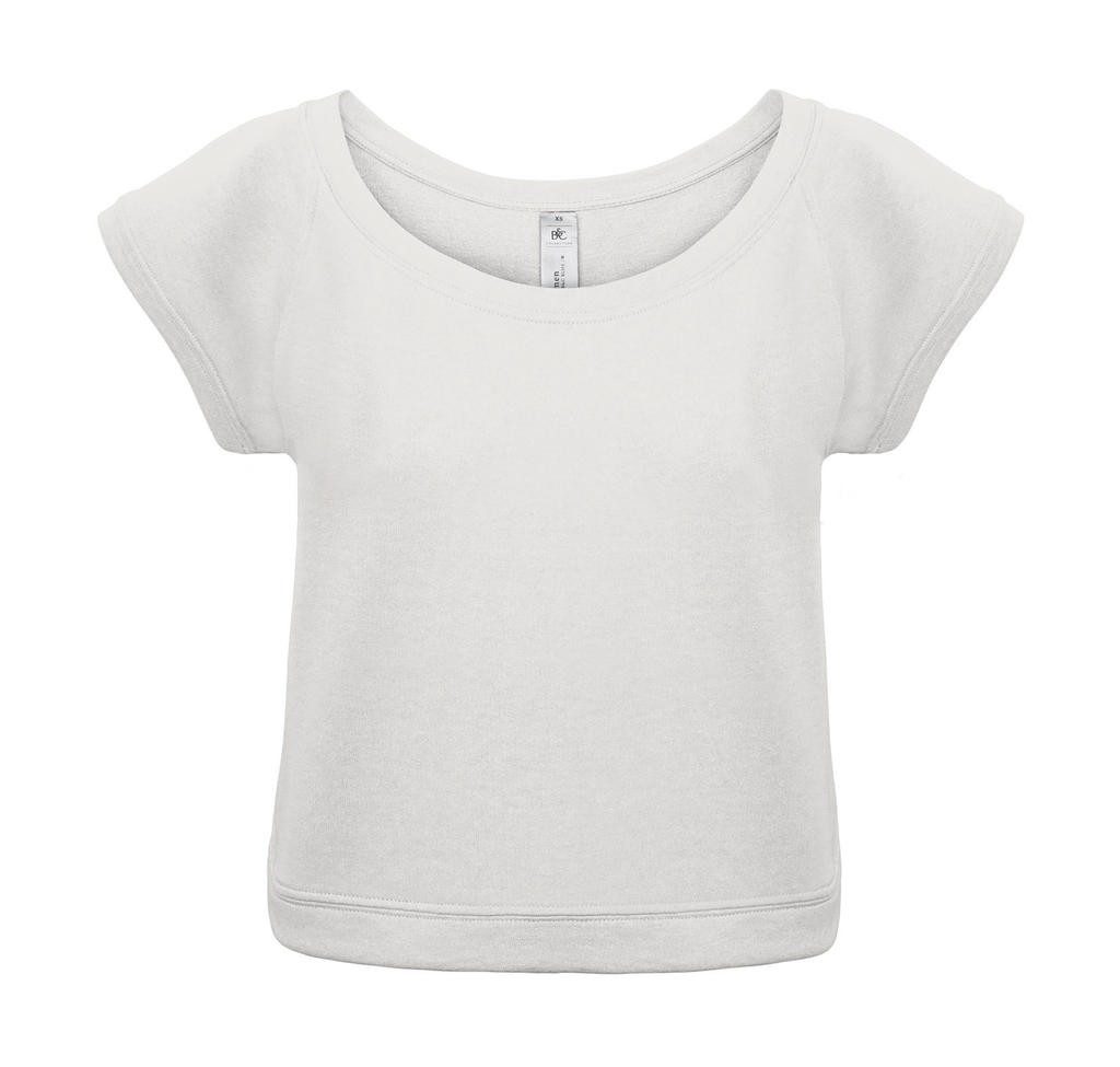 Sweat personnalisable femme manches courtes 240 g/m² 80% coton, 20% polyester french terry