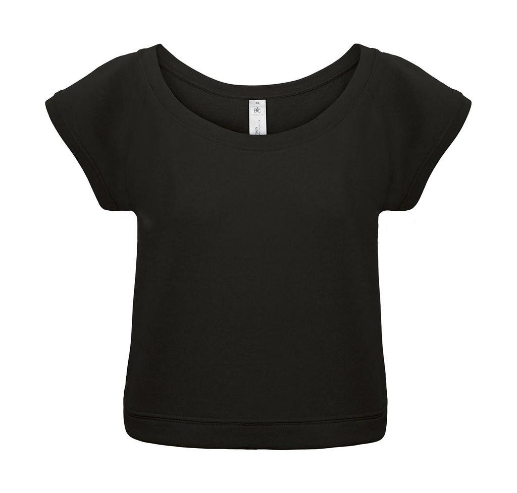 Sweat personnalisé femme manches courtes 240 g/m² 80% coton, 20% polyester french terry