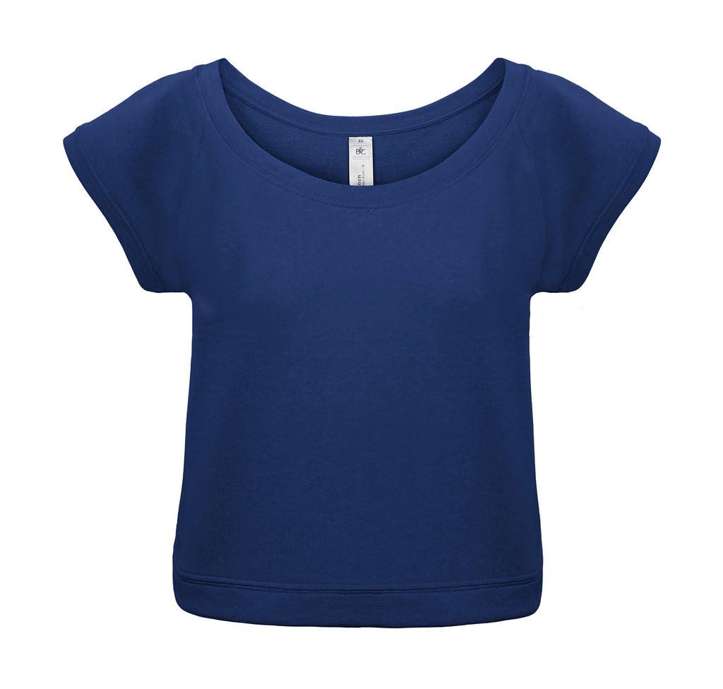 Sweat personnalisé femme manches courtes 240 g/m² 80% coton, 20% polyester french terry