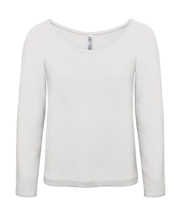 Anpassbares Sommer-Sweatshirt für Damen, 240 g/m², 80 % Baumwolle, 20 % Polyester, French Terry