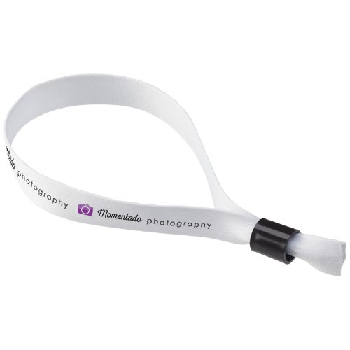 Bracciale per eventi in tessuto personalizzato, ideale per segnare i tuoi eventi e rafforzare la tua visibilità.
