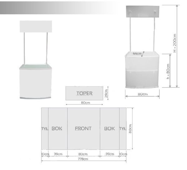 PVC visuell Empfang Konter