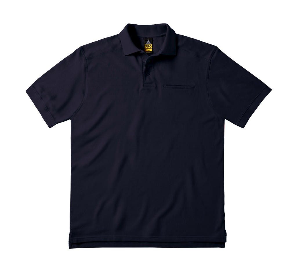 Aarbechtskleeder Reklamm Polo Shirt 230 g/m2 100% Koteng mat Hallefmound Joch an Halsausschnëtt