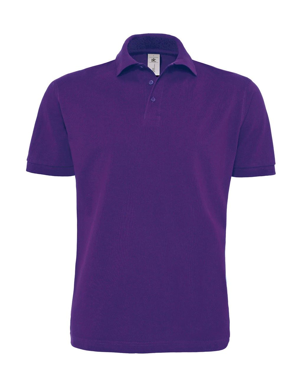 Polo publicité piqué Heavymill 230 g/m2  100% coton (Heather Grey: 97%coton, 3% polyester