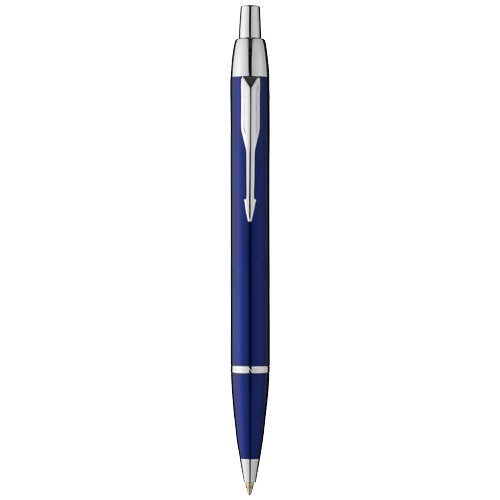 Stylo publicité à bille Parker IM Présentation dans coffret cadeau Parker. Livré avec recharge de stylo à bille QuinkFlow breve