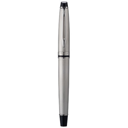 Stylo publicitaire roller Expert Fourni avec une recharge de stylo roller.  Design Exclusif.  Acier inoxydable.
