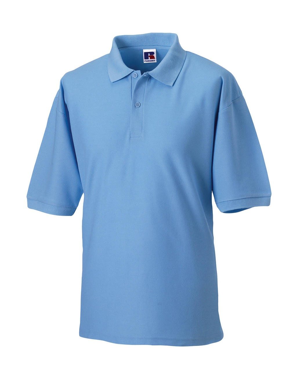 Polo personnalisé Fabric 215 g/m² (White: 210 g/m²)  65% polyester, 35% coton ringspun piqué  Bande de propreté