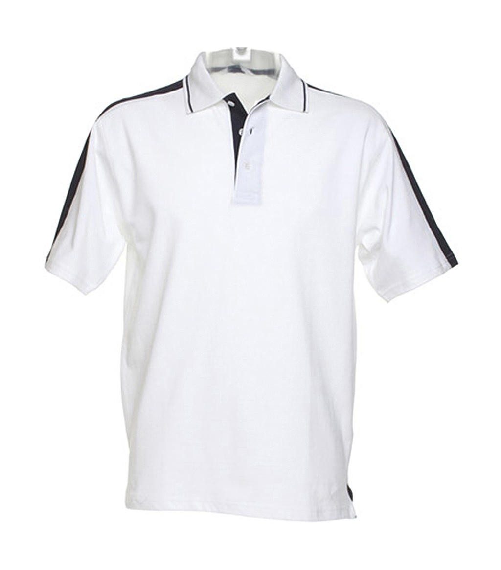 Polo personnalisable Sporting 210 g/m² 100% coton large bande contrastée sur les épaules