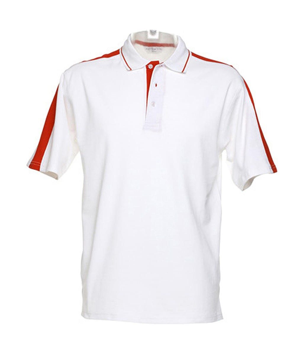 Polo publicité Sporting 210 g/m² 100% coton large bande contrastée sur les épaules