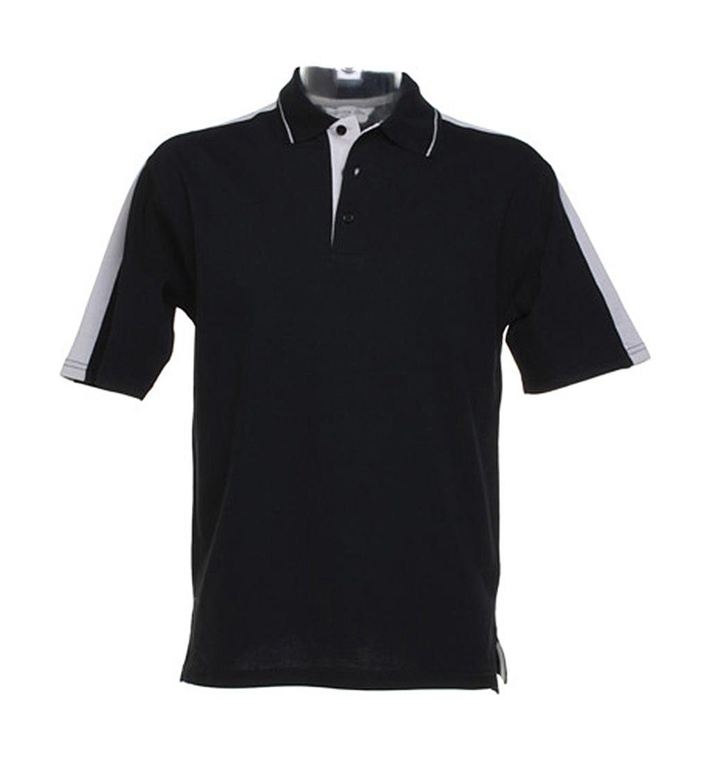 Polo personnalisable Sporting 210 g/m² 100% coton large bande contrastée sur les épaules