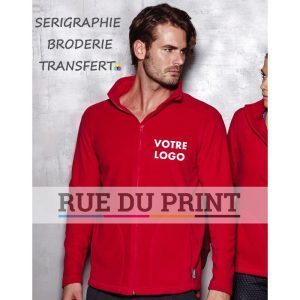 Reklamväst för män Active Fleece 220 g/m² 100 % polyester (mikropleece med antipillerbehandling)