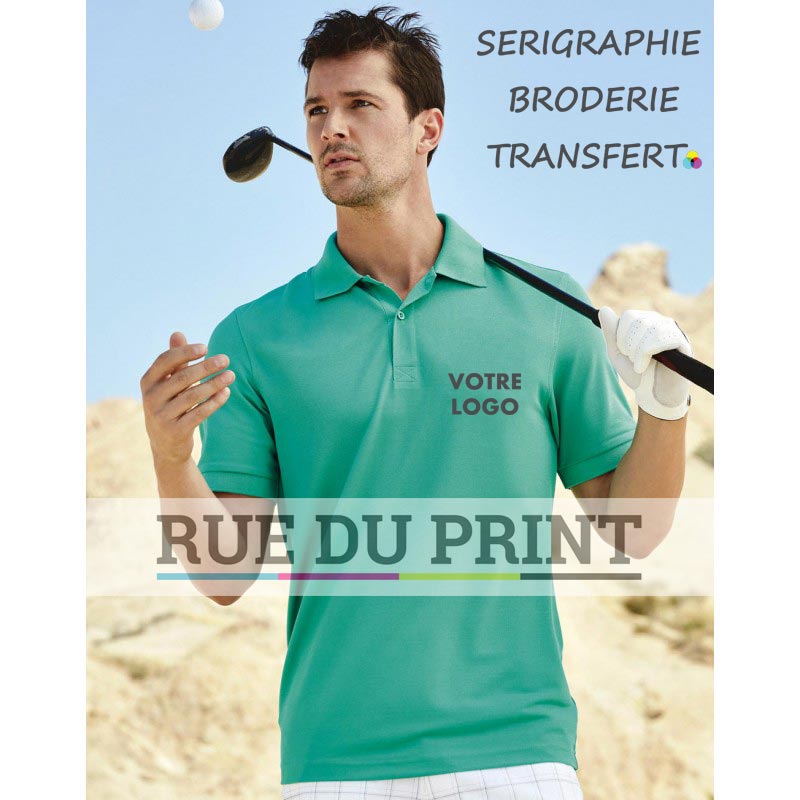 Polo publicité Active Piqué 180 g/m²  100% polyester (piqué, ACTIVE-DRY°)
