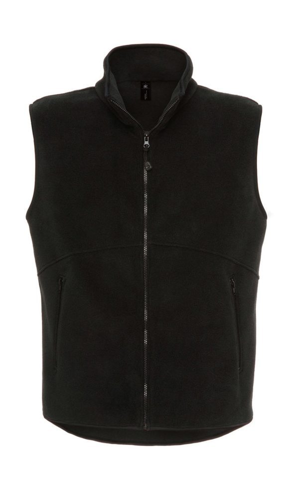 Fleece Bodywarmer Fleece personalizado 300 g/m2 Colete de lã 100% poliéster raspado, penteado e tratado antiborboto
