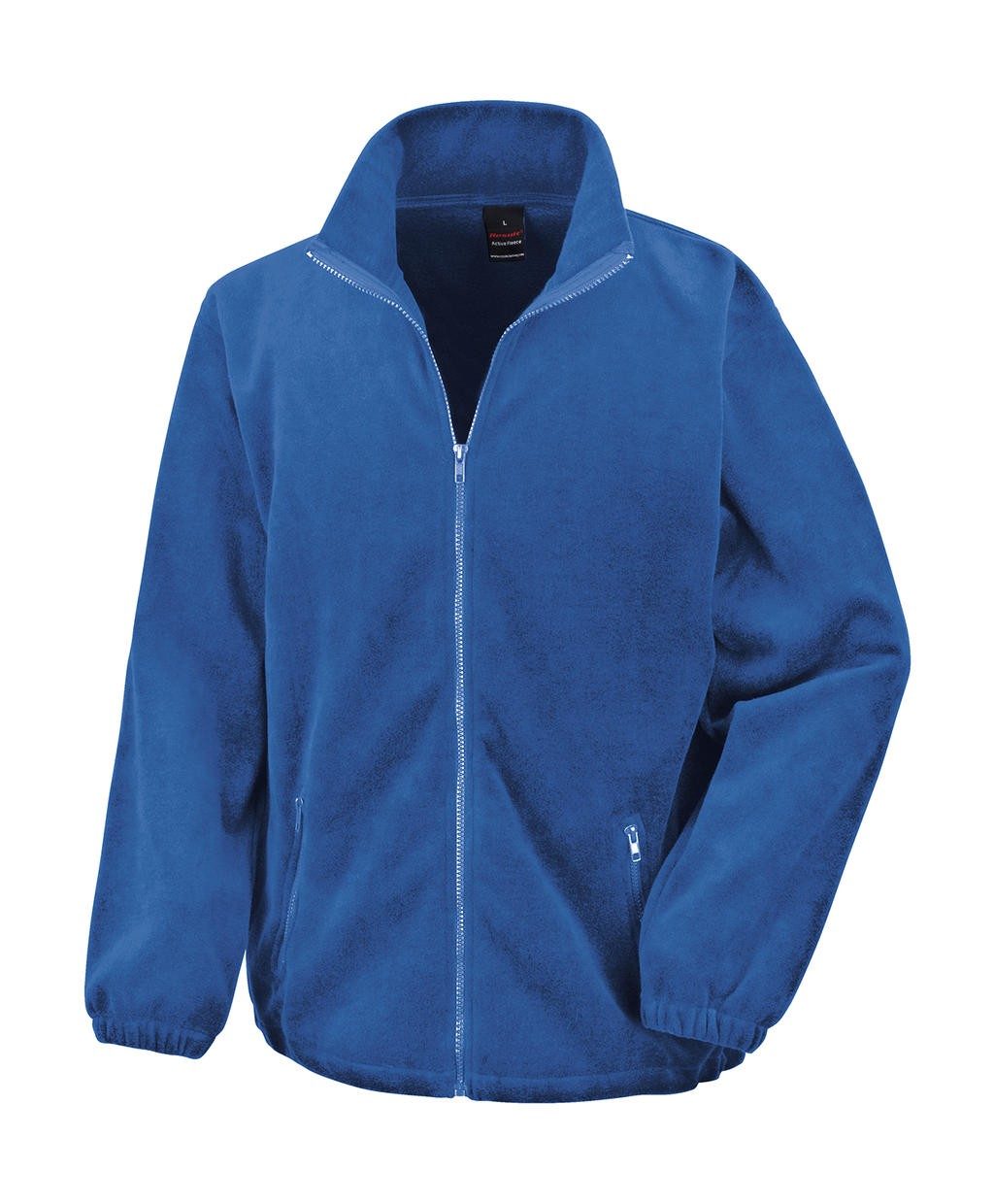 Fashion publicitaire Fit Outdoor Fleece 280 g/m² polaire luxueux 100% Polyester fermeture à glissière pleine longueur