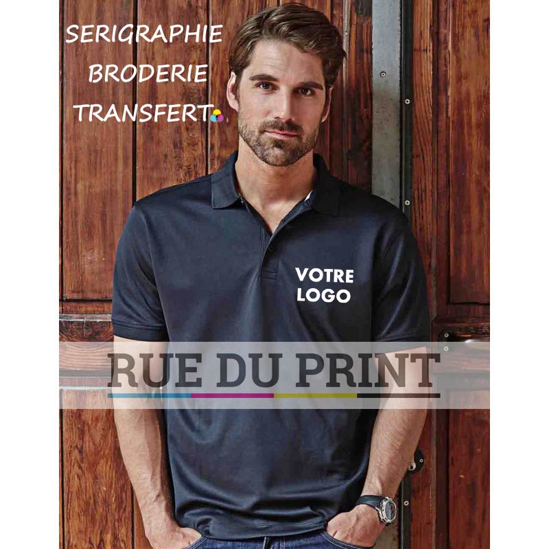 Polo publicité Performance 150 g/m² 100% micro polyester fonctionnel