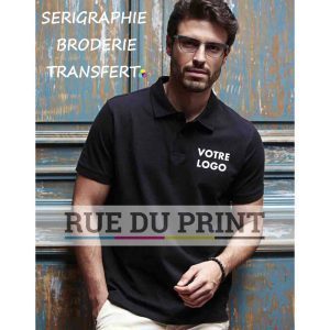 Polo publicité Piqué 215 g/m² 100% coton peigné ringspun (piqué) prérétréci