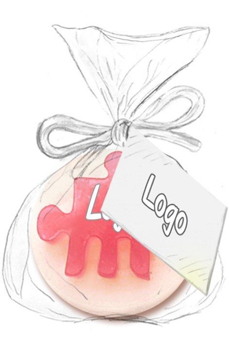 SAVON AVEC LOGO COULÉ