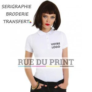 Haut publicité femme intemporel Safran 180 g/m² 100% coton, prérétréci, ring-spun peigné (piqué fin)