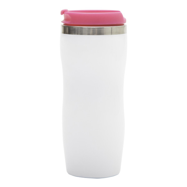 Mug boisson inoxydable personnalisé, parfait pour les voyages.