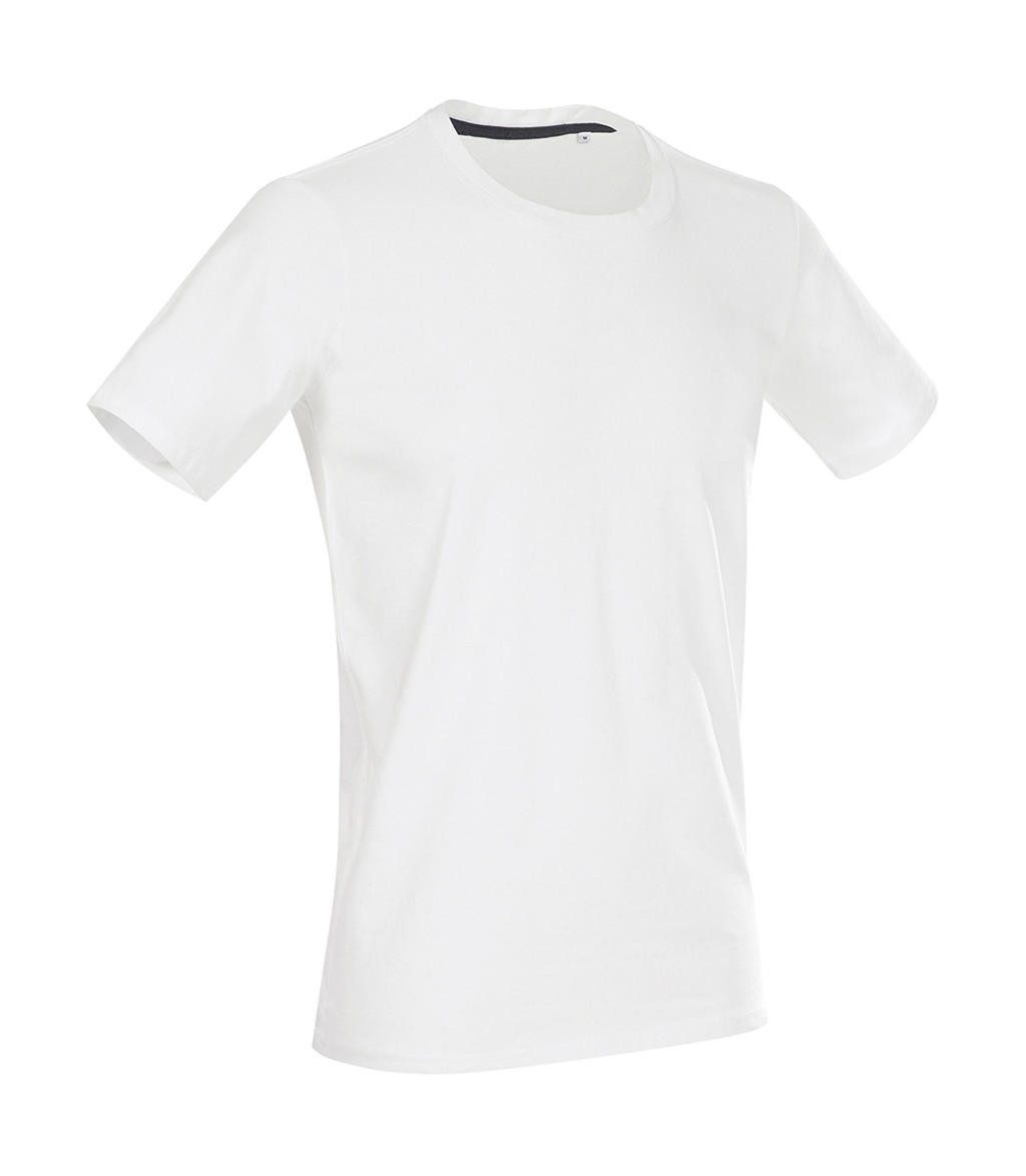Clive personnalisable blanc face Crew Neck 95% coton ringspun peigné, 5% élasthanne, 170 g/m² bord côte au col bande de propre