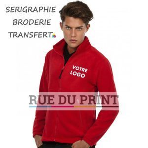 Polaire publicité Outdoor Fleece 300 g/m2 100% polyester polaire peignée et traitée anti-peluche