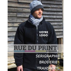 Polaire publicité Polartherm™ Ext: 280 g/m2, 100% Polyester compacté luxueux Int: 100% matelassage polyester avec rembourrage