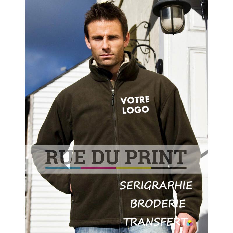 Polaire publicité résistant à l'eau